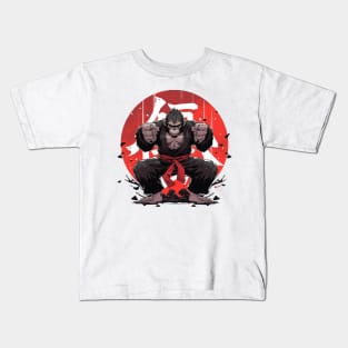 karate monkey Kids T-Shirt